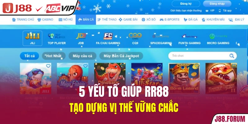 RR88 - Khám Phá Nhà Cái Đẳng Cấp Quốc Tế Xanh Chín 100% 5 yếu tố giúp RR88 tạo dựng vị thế vững chắc